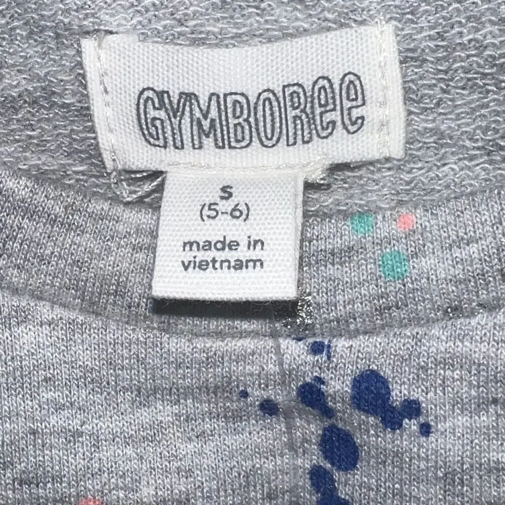 Gymboree Gray Paint Splatter Dress Multicolor Lightweight Small NWT